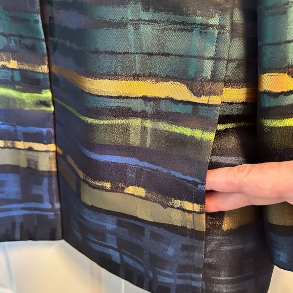 Lafayette 148 NY Aegean multicolored jacket - Picture 9 of 11